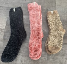 Uggs 3 Pairs of New Cozy Socks Unisex One Size in Multiple Colors
