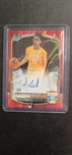2025-26 Bowman 1st Chrome Jaida Civil Red Lave Refractor Auto /5 #CPA-JC SP SSP