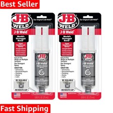 High Strength Steel Reinforced Epoxy Syringe, 2 Pack - Waterproof, Fast Setting