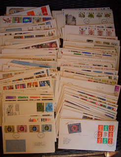 Lote de trabajo 180 GB colección cubierta primer día. Royal Mail conmemorativos definitivos