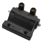 Black Dual Fire Twin Power Ignition Coil Fit For Harley Sportster Repl 31609-65A