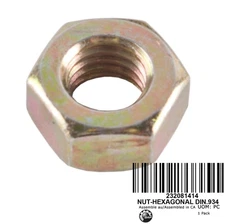 232081414 NUT-HEXAGONAL DIN.934