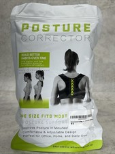 Posture Corrector Back Support Brace Adjustable Shoulder Alignment One Size Fits