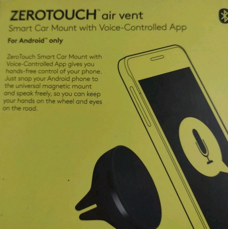 Logitech ZeroTouch Air Vent Smart Car Mount w/ Voice-Controlled App Android C5 - Image 2 of 3