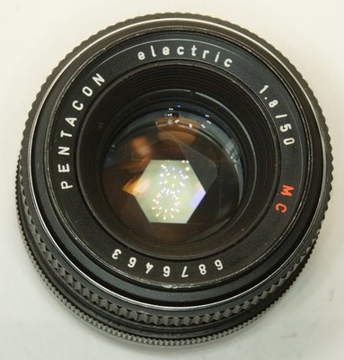 Made in Germany PENTACON electric 1.8/50 Red MC M42 242RNB-463 Early Model