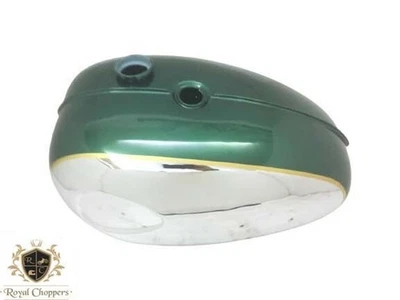 Ajuste para BSA A65 Thunderbolt British Green & Chrome Pintado Gas Fuel Gas... - Imagen 1 de 4