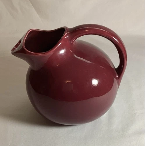 McCoy Ball Pitcher Maroon Marked “USA” McCoy Hall ??
