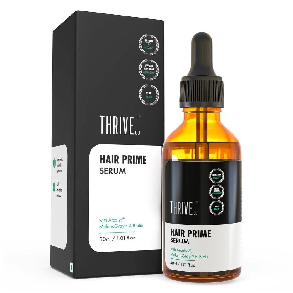 ThriveCo Anti-Grey Hair Prime Serum Reverses & Limits Hair Greying Restores 50ml