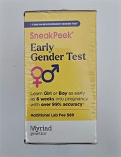 Sneak Peek Early Gender Test Myriad 99 Accurate Learn gender At 6 Weeks EXP9/26