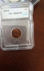 1939 S Lincoln Wheat Small Cent ICG MS66 RD  San Francisco