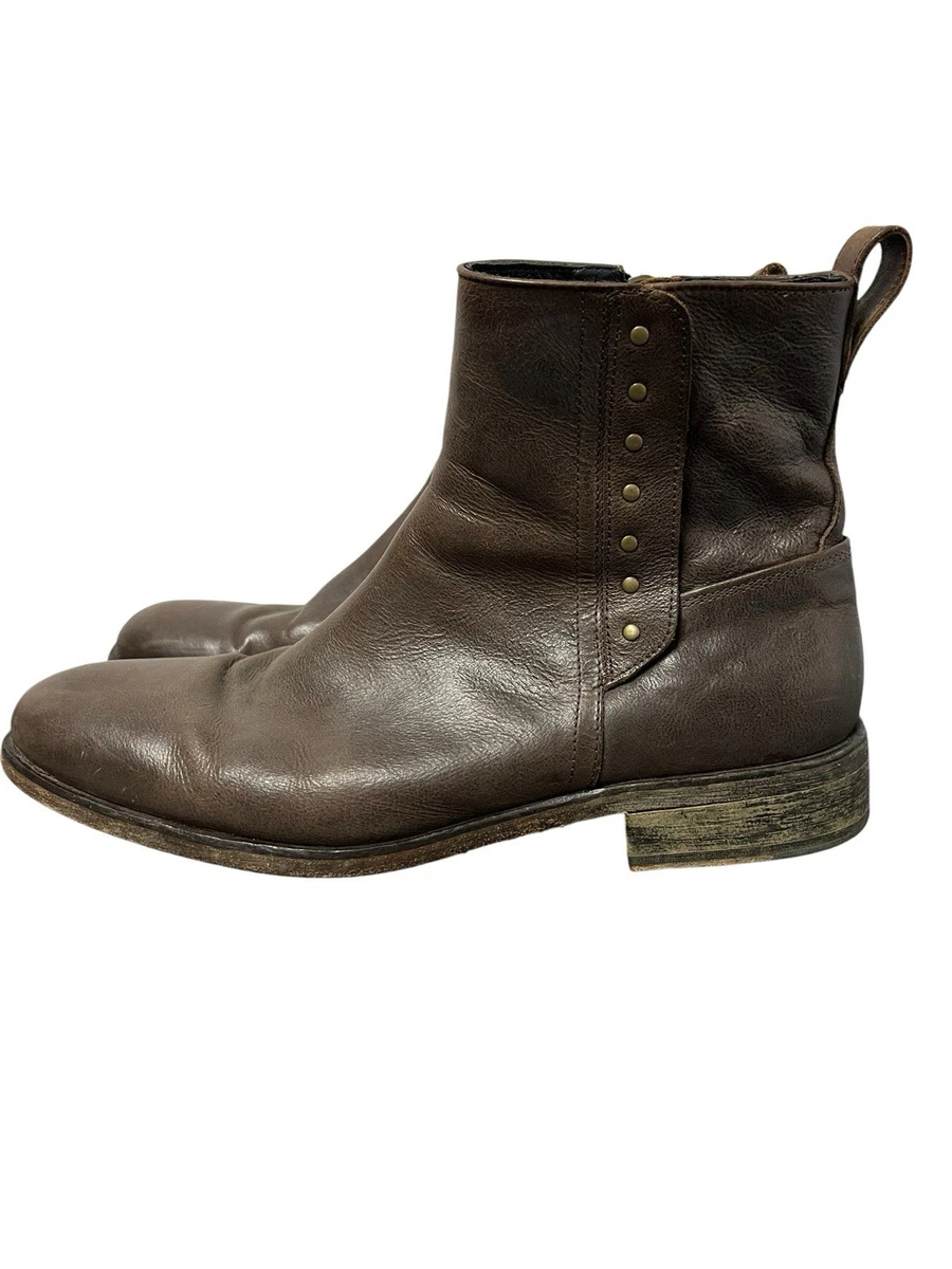 John Varvatos Chelsea Leather Upper Boots for Men for Sale  display picture 2