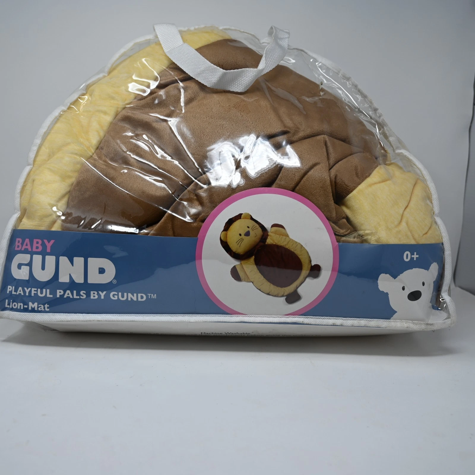 Baby GUND Playful Pals Lion Mat 35" Plush Play Rug Tummy Time — New