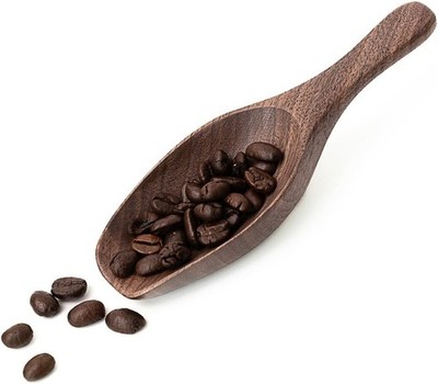 Bla Walnut Coffee Scoop for Ground Coffee, Loose Tea & Bath Salts, 1