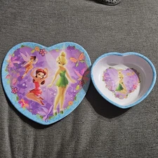Disney Tinkerbell Zak! Designs  Childrens Bowl And Plate Duo