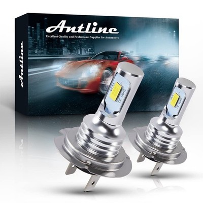 Antline Super Bright H7 H7LL LED Bulb 6000K White Version 3570 CSP-Chips LED ...