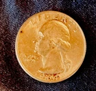1964 Washington Silver Quarter - Very Sharp
