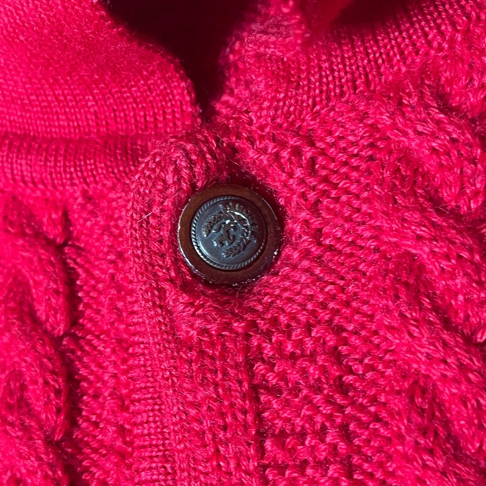Vintage Ferrari Knit Sweater 80s/90s | Halto Filati Folco Made in Italy | Red M - Image 3 of 4