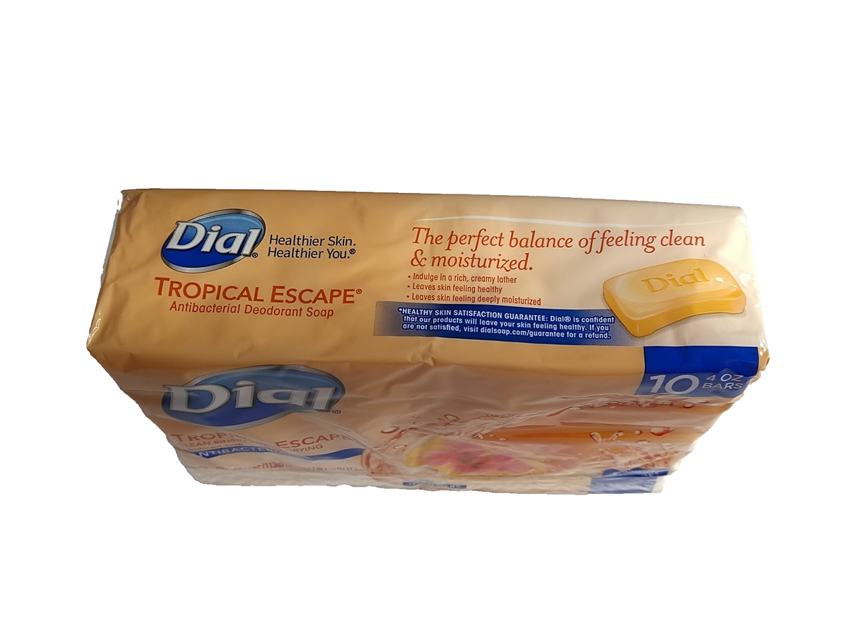 Dial Tropical Escape Bar Soap Antibacterial Bar Dial Tropical