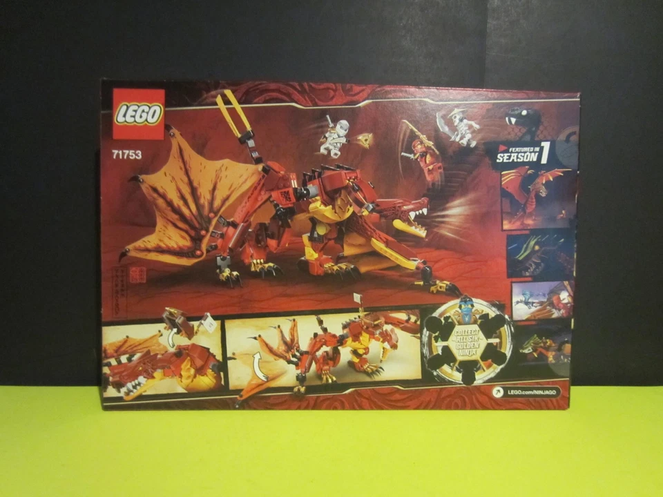 Lego Ninjago Fire Dragon Attack 71753 A 10th Ann Set including Golden NYA NEW - Image 2 of 2