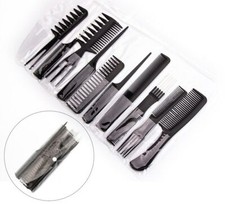 SET 10 PETTINI DENTATI PETTINE CAPELLI ACCONCIATURA MISTI PARRUCCHIERE BARBIERE 