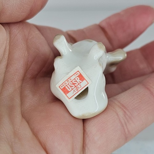 Vintage Lomonosov USSR Porcelain Dog Figurine Cavalier King Charles Spaniel - Picture 6 of 6