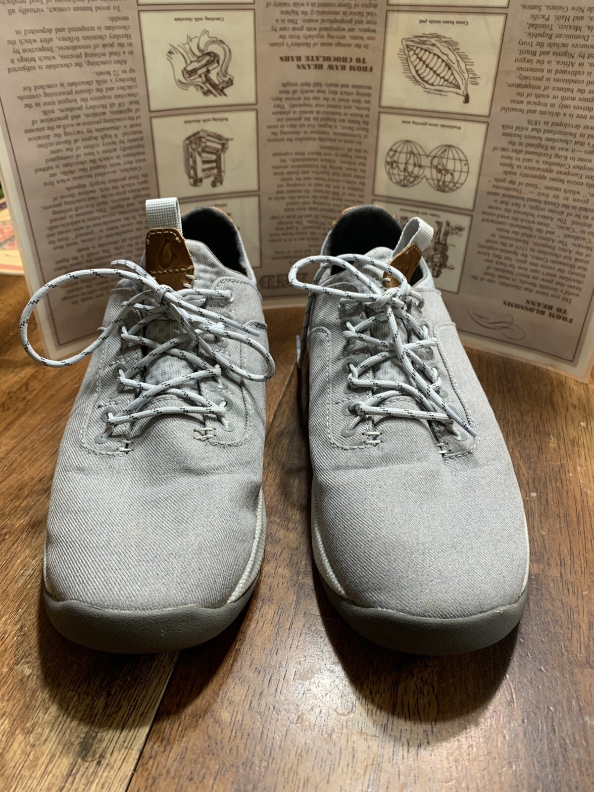 SAOLA Scarpe uomo Olukai Nanea Li sneakers grigie 10485 PGVP taglia 9 5M rare da trovare