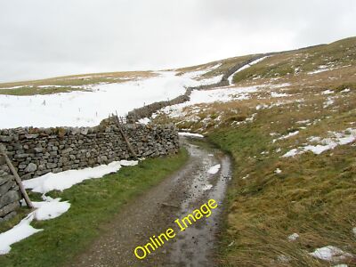 Foto 12x8 Spur über Pen y Gent Gill Foxup Spätschneefall ist getrieben t c2012