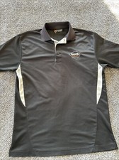 Greek Squad Polo Shirt Adult Large Black Logo Golf Rugby Athletic Outdoor Mens
