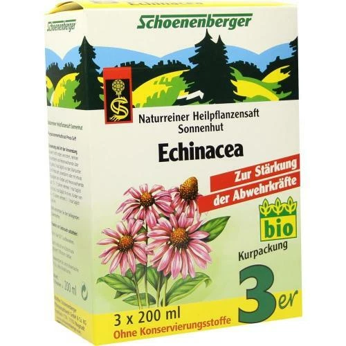 SALUS PHARMA GMBH ECHINACEA SAFT Schoenenberger Heilpflanzensäfte 3X200 ml PZN 699773