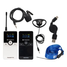 Retekess TT116 Tour Guide System 200m/656ft,Removable Battery for Factory Visit