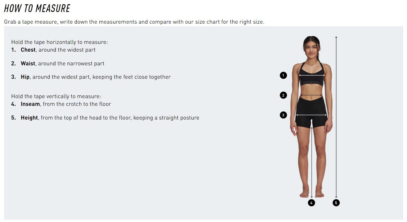 stella mccartney size chart