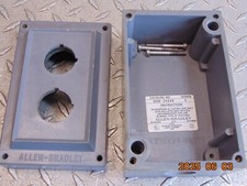 ALLEN BRADLEY 800H-2HZ4R SERIES C 2-HOLE HEAVY DUTY ENCLOSURE see description