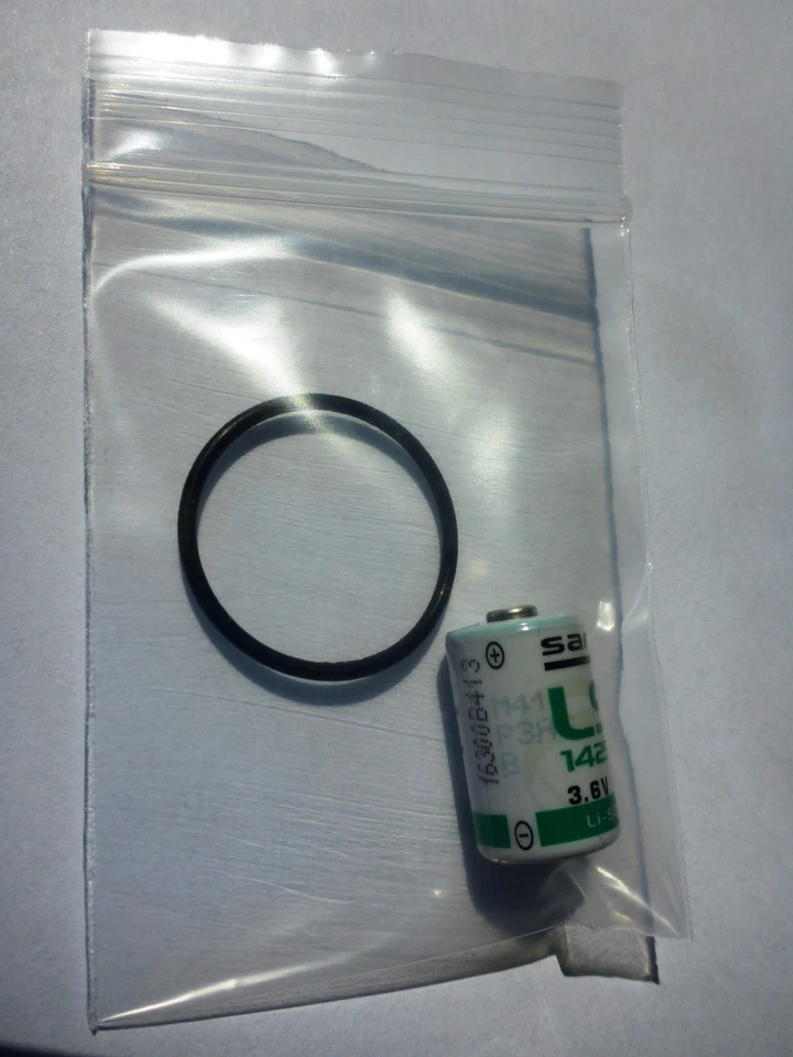 MARKENLOS Batterie + O-Ring für SUUNTO Favor Air Lux, Eon