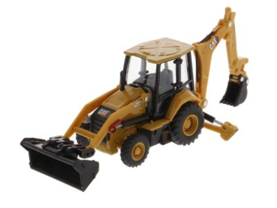 #ad CAT 420 XE Backhoe Loader w Work Tools 1:64 Scale Model Diecast Masters 85765 $28.95