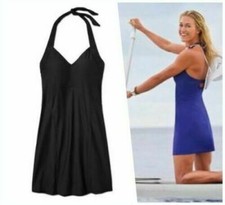 Athleta Black Helena Swim Beach Dress #911192 NEW! XS Xtra-Small