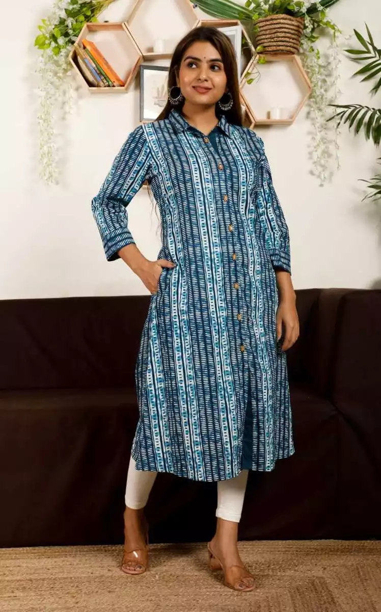 Buy Short Kurtis for Women Online, Cotton Short Kurti at Fabindia