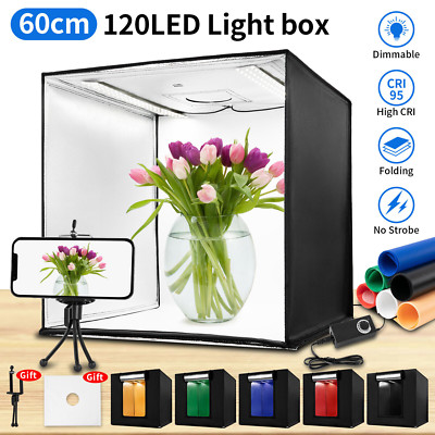 PULUZ LED Photo Studio Light Box Portable Folding Photography Shooting Tent KIT