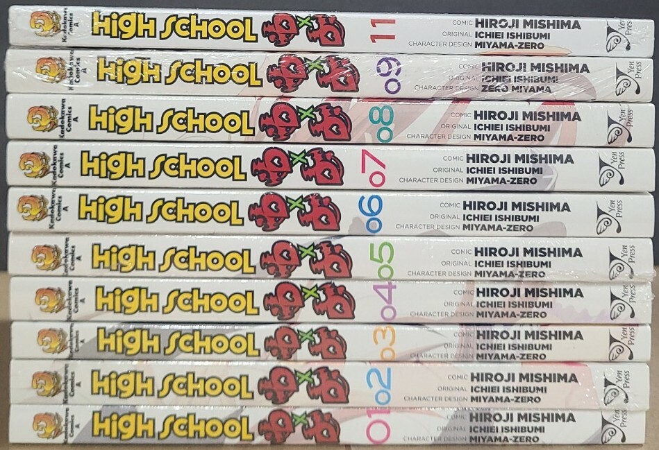 HIGHSCHOOL D X D Vol.1-11 Set Complete Manga Comic HIROJI MISHIMA from  Japan