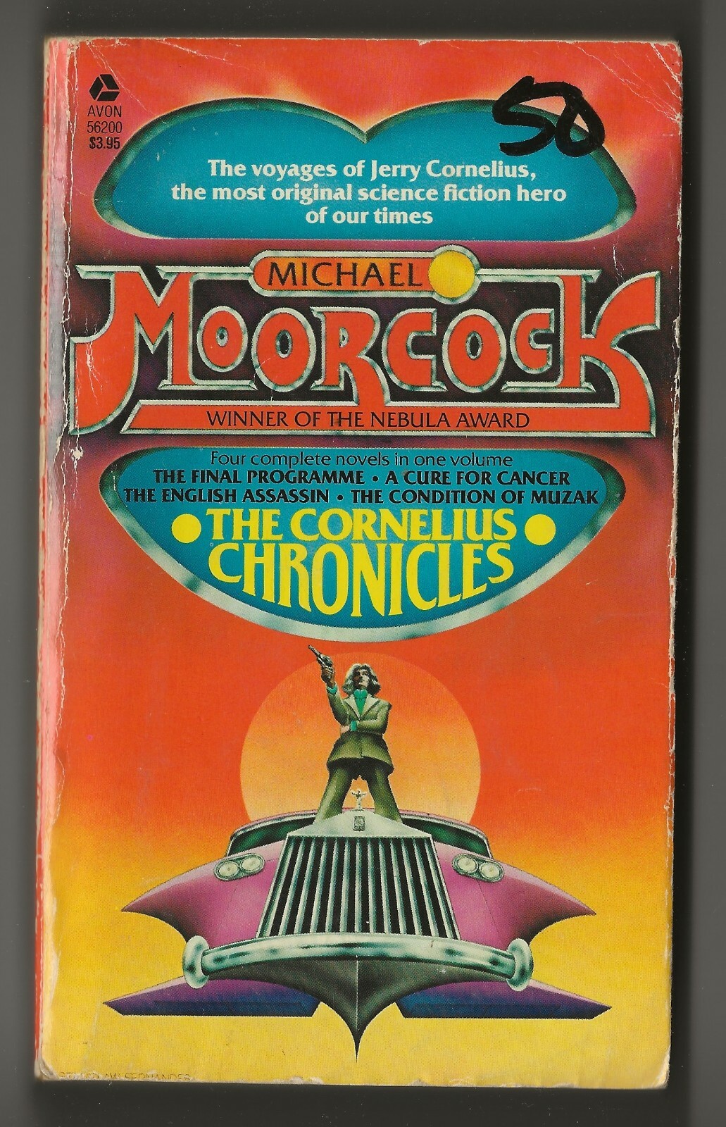 The Cornelius Chronicles by Michael Moorcock (1977, Avon) pb 4 novel omnibus