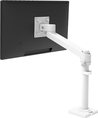NX Single Monitor Arm - VESA Desk Mount for 34'' Monitors - White