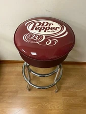 Vintage DR. Pepper Soda Sign Bar Counter Stool RARE NO LONGER AVAILABLE