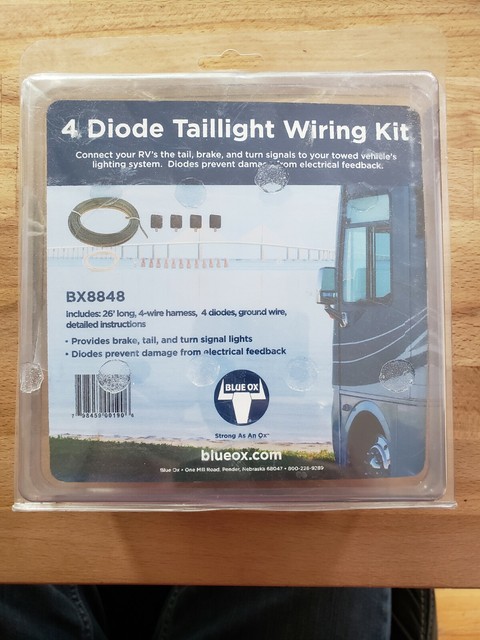 Blue Ox BX8848 4 Diodes Taillight Wiring Kit for sale online | eBay