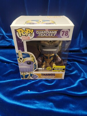 Funko Pop 78 Infinity War Thanos EE EXCLUSIVE GITD Inch