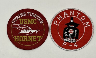 USMC Strike Force Hornet and Phantom F4 Patches