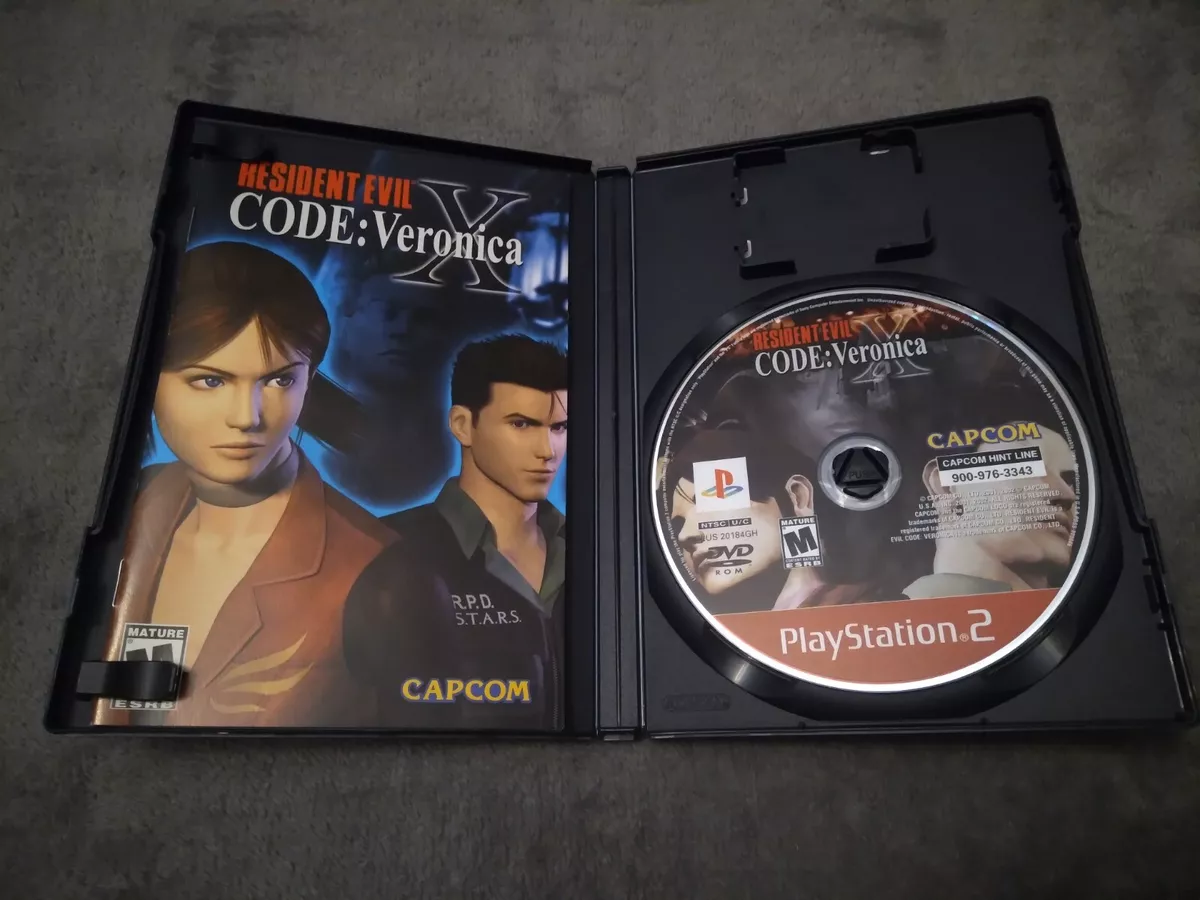 Resident Evil CODE: Veronica X Sony PlayStation 2 PS2 Complete 