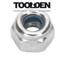 Image of Sealey NLN4 Nylon Lock Nut M4 Zinc DIN 982 Pack of 100