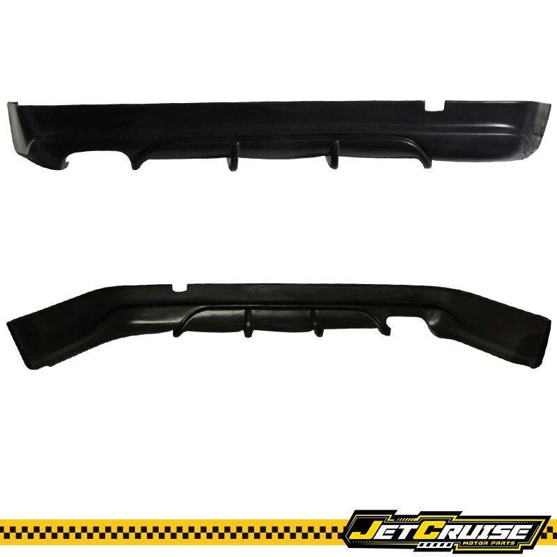 Fits 05-12 BMW E90 3 Serie Sedan AC Style Rear Bumper Lip Spoiler Diffuser Black - Image 4 of 4