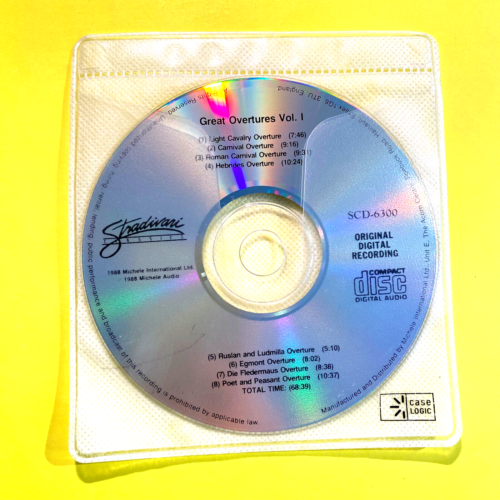 Disque CD GREAT OVERTURES Volume 1 UNIQUEMENT - Photo 1 sur 1
