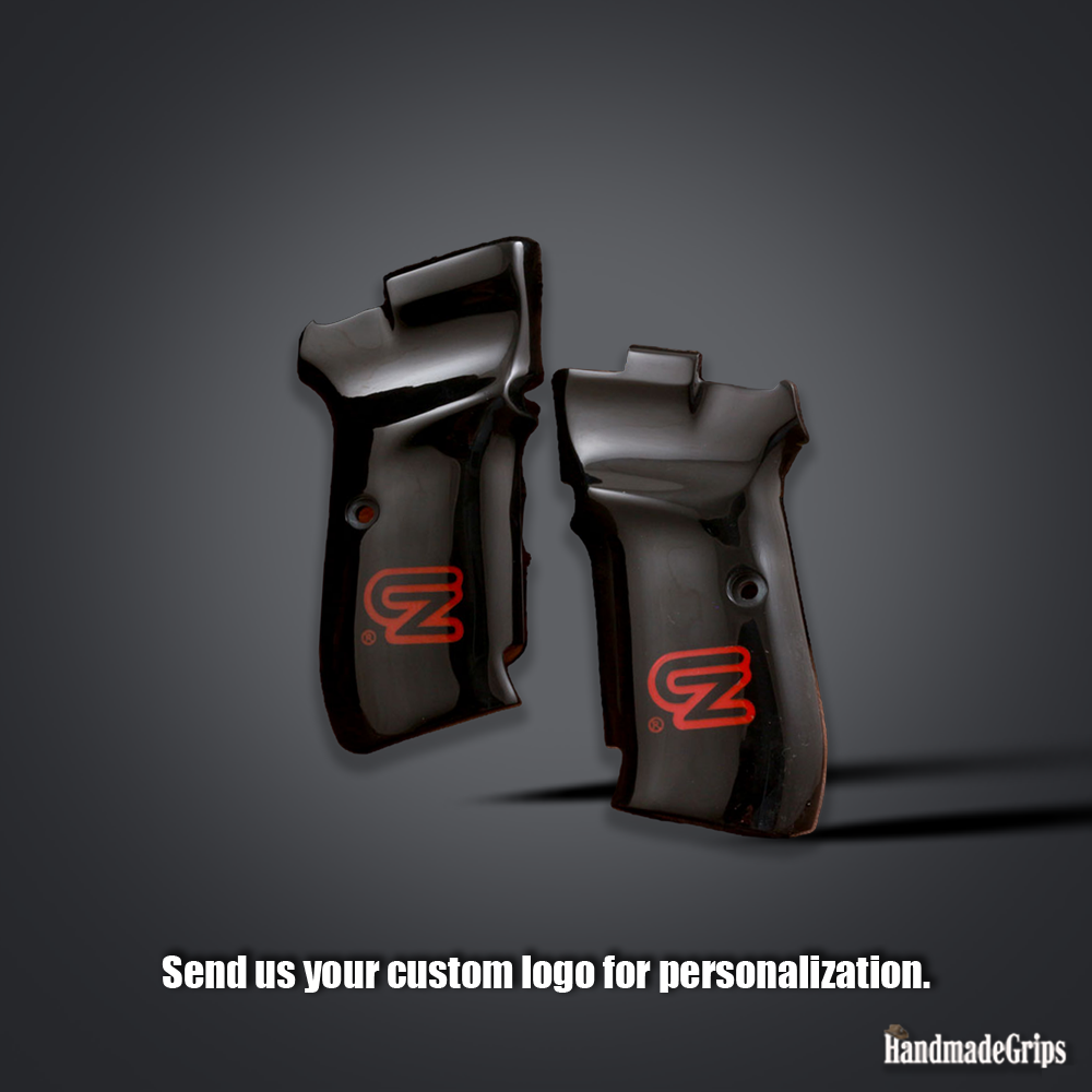 Customizable CZ 83 - 82 Compatible KSD Brand Black Acrylic Grip | eBay