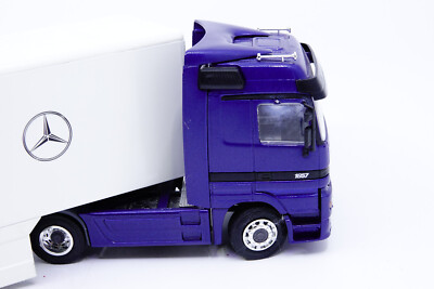 NZG 1/43 – Semi-remorque Mercedes Actros 1857 – Drapeaux – Réf.422